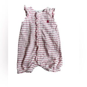GAP Baby Romper with Pink Stripes